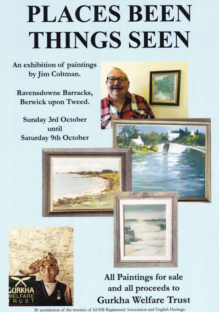 Coltman exhibition poster