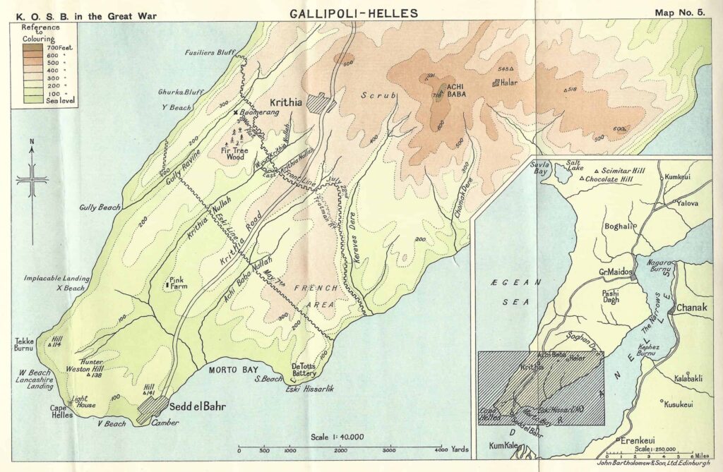 Gallipoli Map