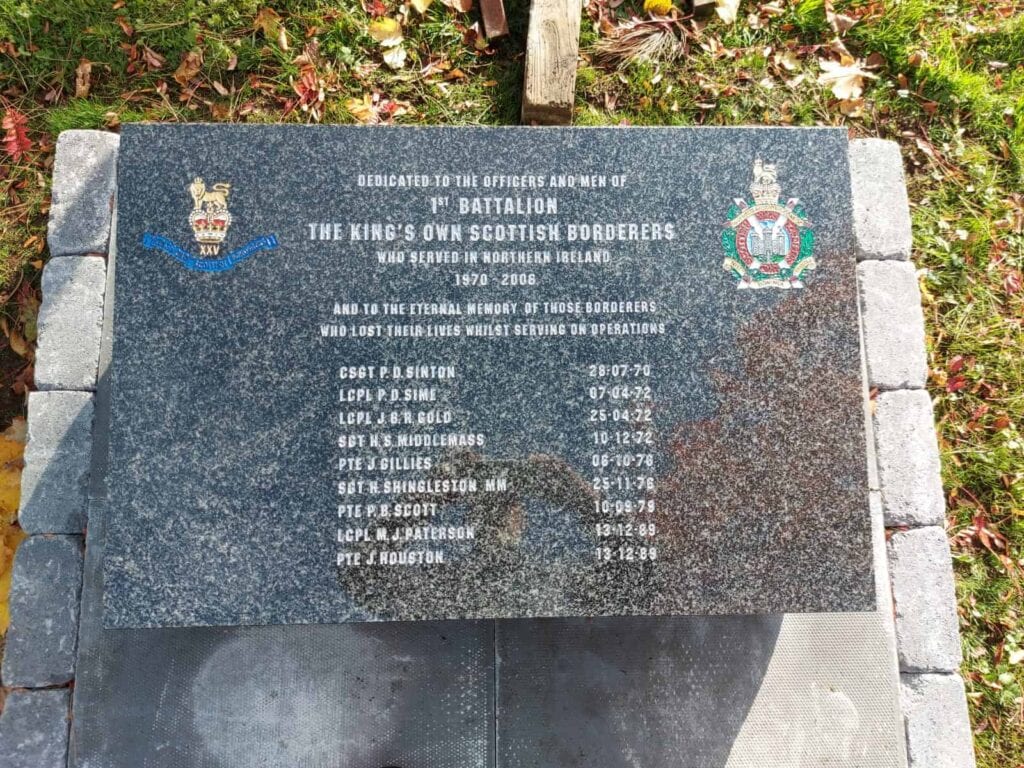 NI Memorial Stone Photo