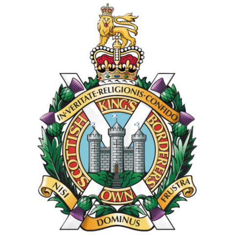 Kosb cap badge trans